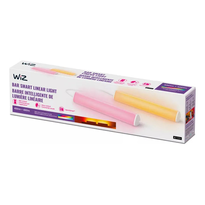 BARRAS INTELIGENTES WIZ CON LUZ MULTICOLOR Y CONTROL WI-FI, PERFECTAS PARA CREAR UNA ILUMINACION DINAMICA Y PERSONALIZADA EN TU HOGAR