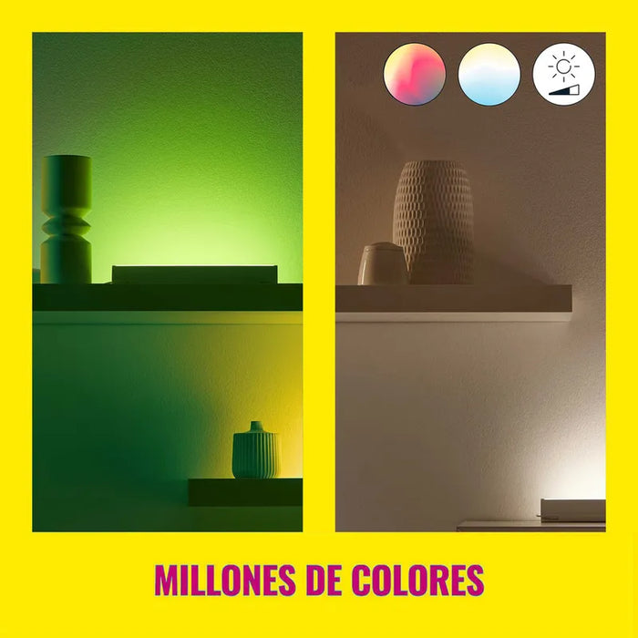 BARRAS INTELIGENTES WIZ CON LUZ MULTICOLOR Y CONTROL WI-FI, PERFECTAS PARA CREAR UNA ILUMINACION DINAMICA Y PERSONALIZADA EN TU HOGAR