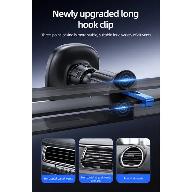 Soporte D44 Auto Antidesliz Silicone Clip de Ventilador Grado A