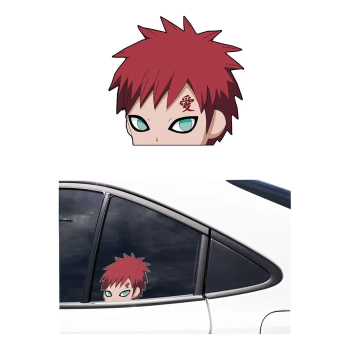 calcomaní­a sticker gara brillante para carro 20x19cm