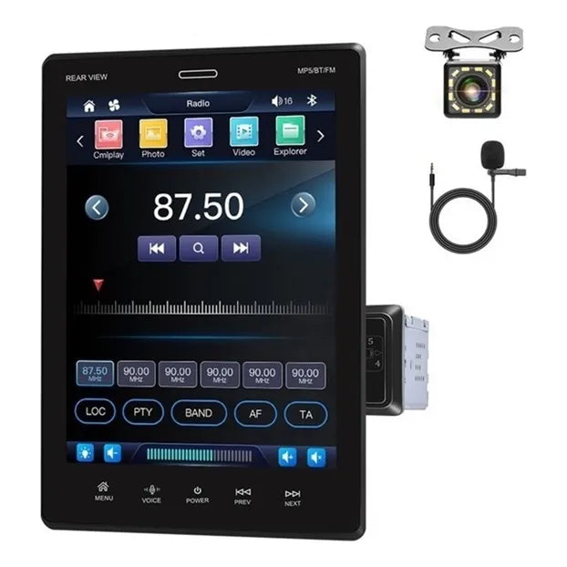 CARPLAY 1DIN CON PANTALLA VERTICAL 9.5''