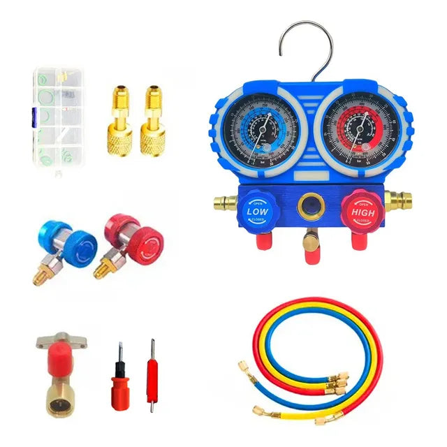 4cfm 1/3hp Bomba De Vaci­o + Manometro R134a/r22/r410a/r404a