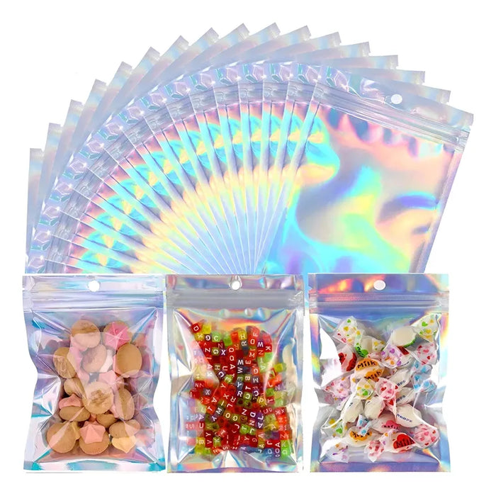 Bolsa De almacenamiento Láser Bolsa A Prueba De Olores 200pzs Transparente 15 Cm X 10 Cm Grado A