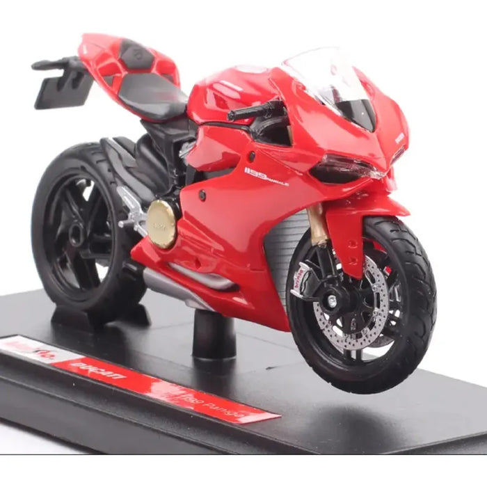 Maisto Motocicleta Ducati 1199 Panigale Escala 1:18 Con Base