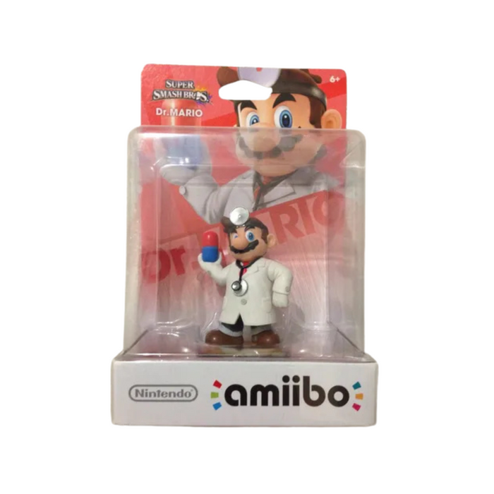 FIGURA DE DR MARIO SUPER SMASH BROS NINTENDO - GRADO B