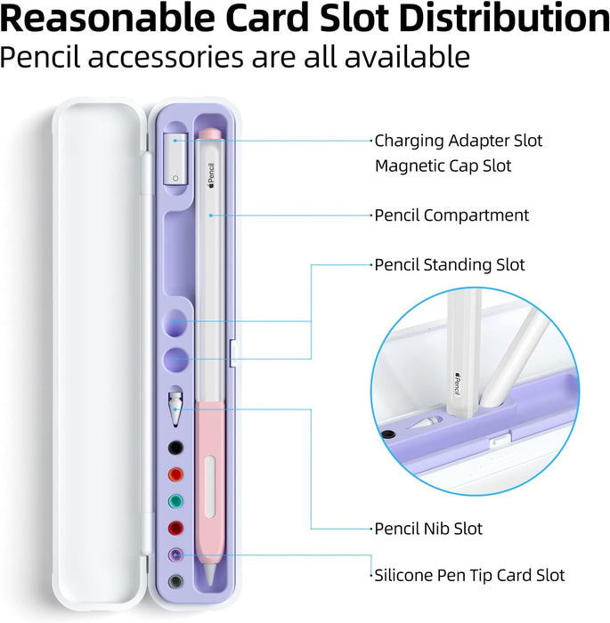 estuche magnã©tico para apple pencil de 1ra y 2da generaciã³n 4006 GRADO A