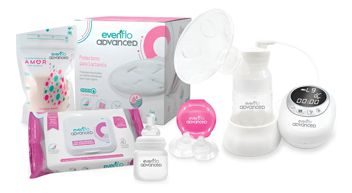 Kit De Lactancia Evenflo Con Extractor ElÃ©ctrico 6 Piezas GRADO B