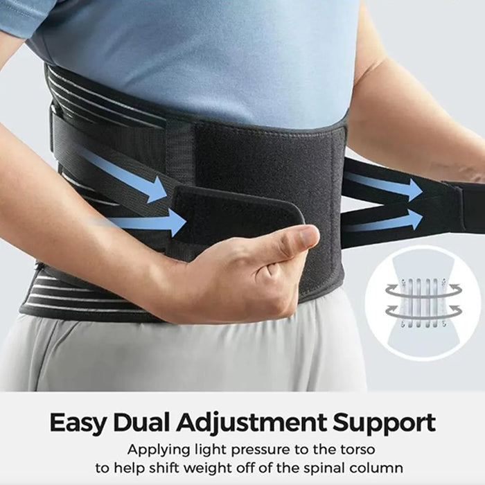 Faja Lumbar Transpirable Cinturon Ortopedico Apoyo Espalda  talla L GRADO B
