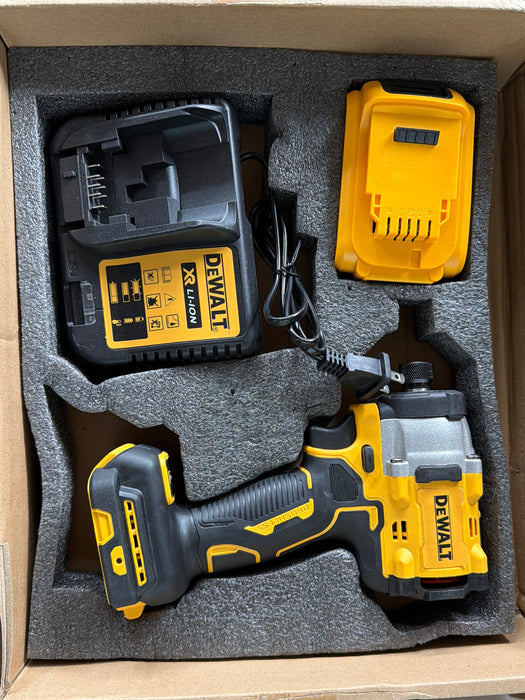 Destornillador de Impacto DeWalt | Modelo DCF850 | 20V | Motor Brushless | 1/4" | 205Nm | 1 Batería + 1 Cargador | Grado B ✨