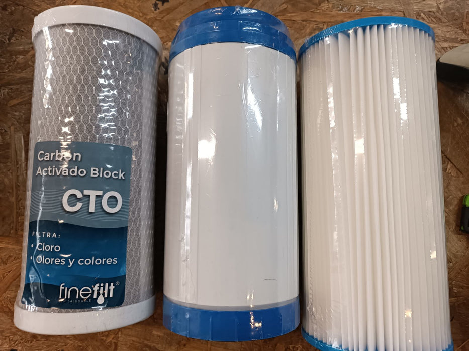FILTRO DE AGUA FINEFILT PARA TODA LA CASA - 3 ETAPAS COLOR  GRADO B
