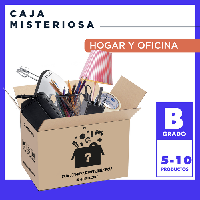 Caja Misteriosa de Hogar y Oficina Grado (A)- 5-10 productos