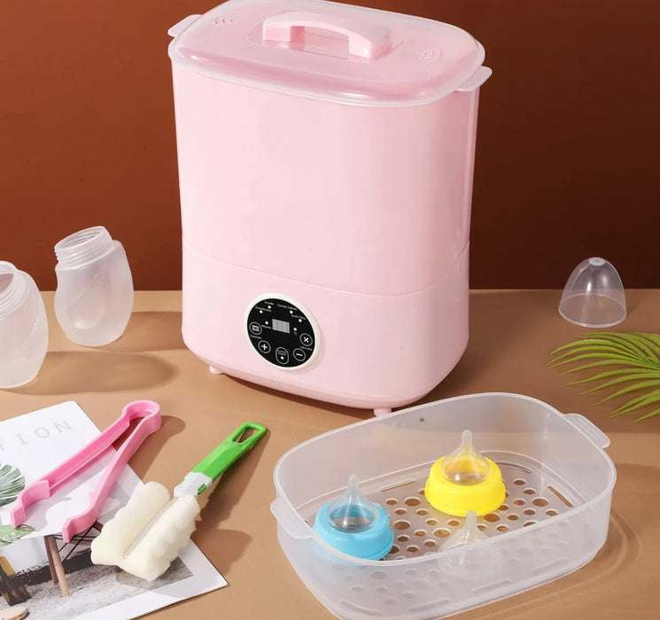 3 En 1 Calienta Biberones Esterilizador De Biberones ROSA