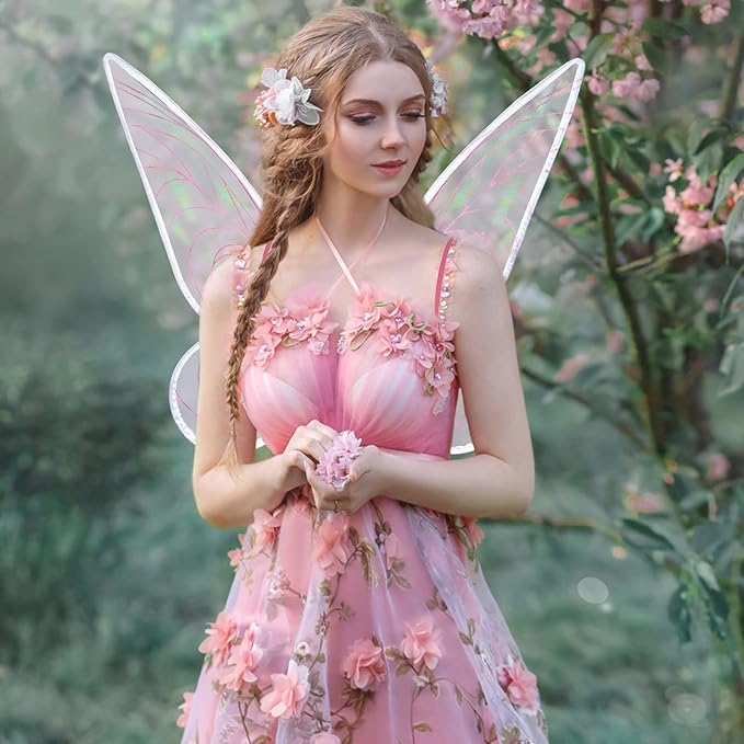 FAIRY BUTTERFLY WINGS COSPLAY DISFRACES DE NIÑOS ADULTOS GRADO B