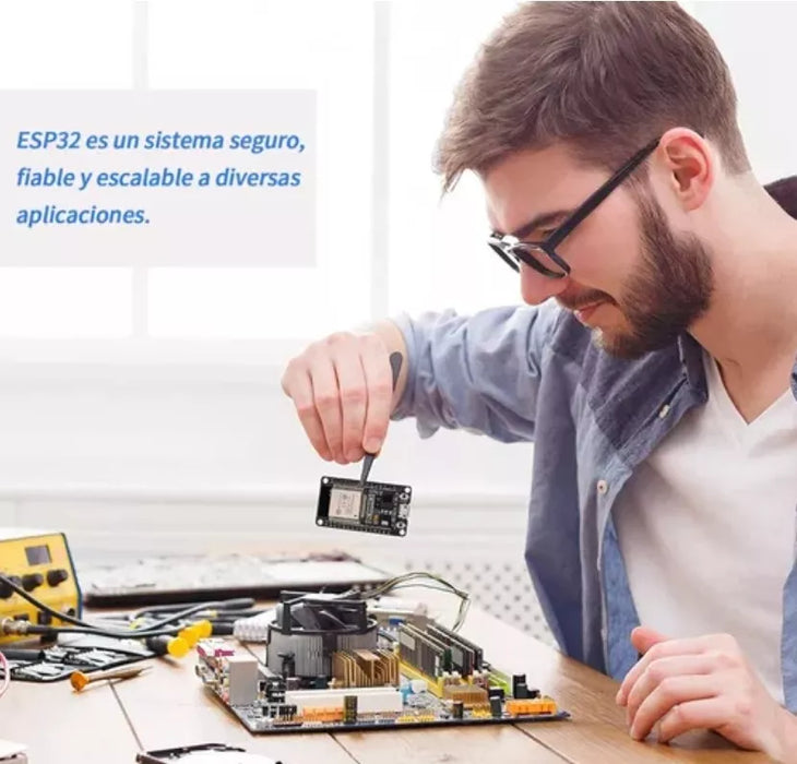 Rexqualis  MÃ³dulo Esp32 Wifi + Bluetooth 4.2 Ble Nodemcu Con Cable Usb GRADO B