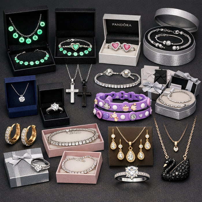 LOTE DE 15 PIEZAS DE JOYERIA IDEAL PARA REVENDER GRADO B