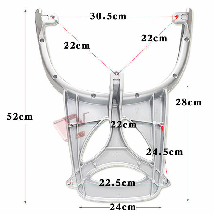 Soporte de Maletero Trasero para Coche Eléctrico Yadi G5 - Perchero Modificado GRADO B