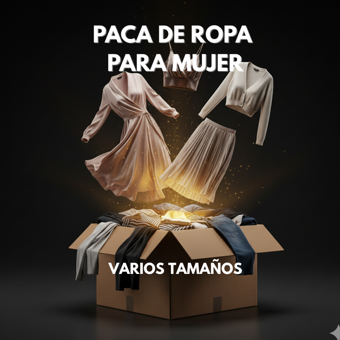 PACA DE REMATE ROPA DE MUJER VARIOS TAMAÑOS