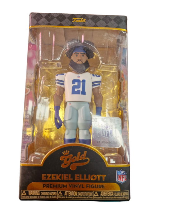 Funko Gold Ezekiel Elliott 5 Dallas Cowboys Nfl (chase) GRADO B