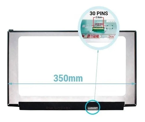 Pantalla 15.6 30 p nt156whm n34 n44 v8.0 15 cw s/ Brackets 565