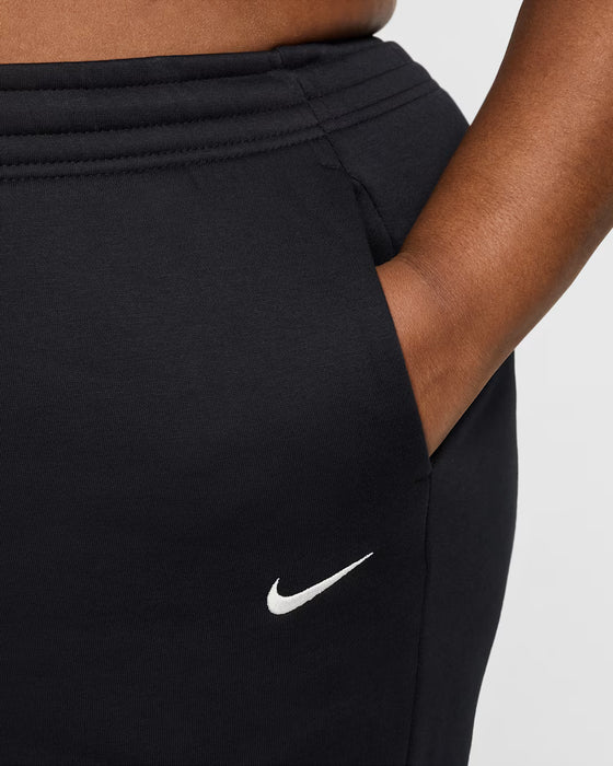 Nike W NSW PHNX FLC HR OS Pant PL, Black/Sail, 2X GRADO B
