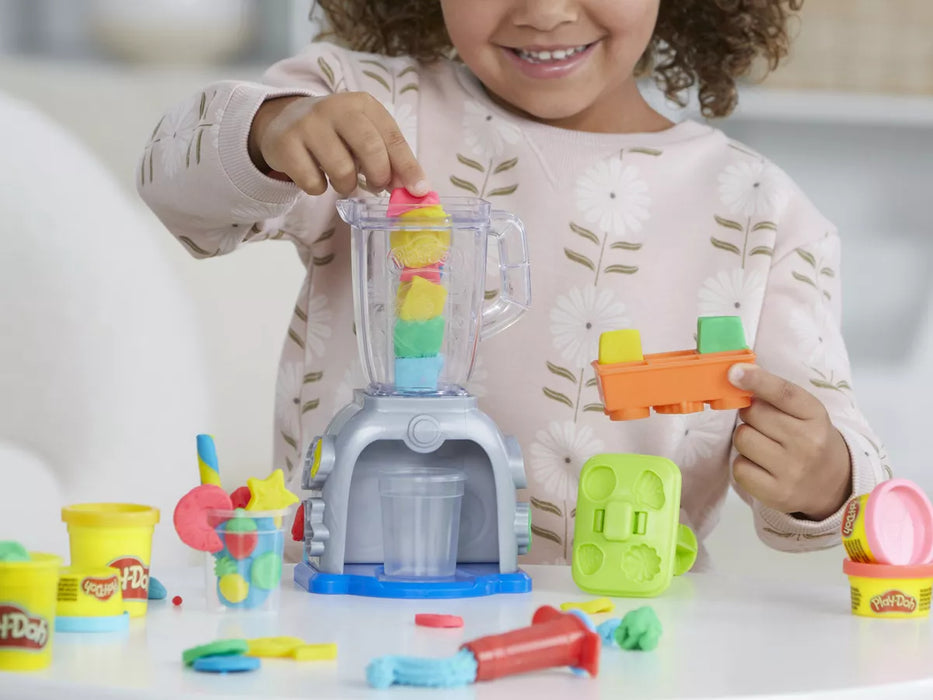 play-doh - licuadora de batidos coloridos - set de licuadora GRADO B