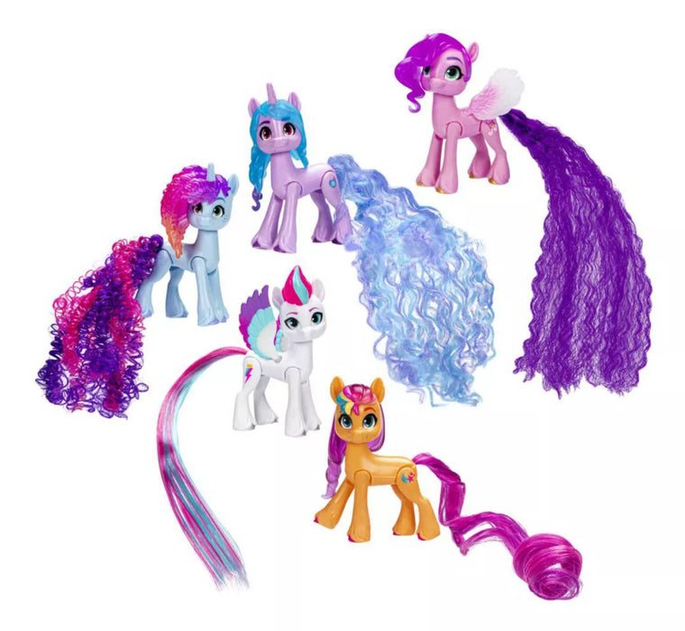 set de celebración de estilos my little pony, + 3 años