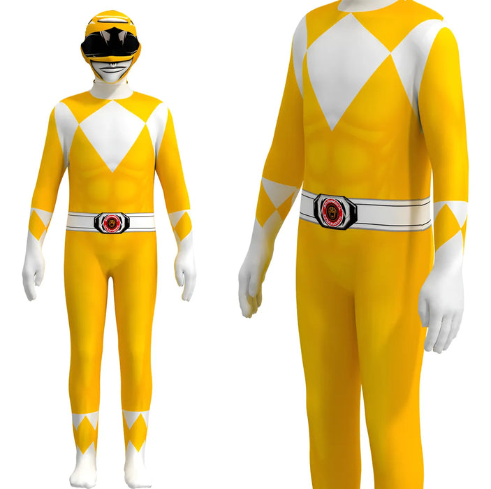 DISFRAZ DE MIGHTY MORPHIN POWER RANGERS PARA NIÃ±OS, COSPLAY 1 GRADO B