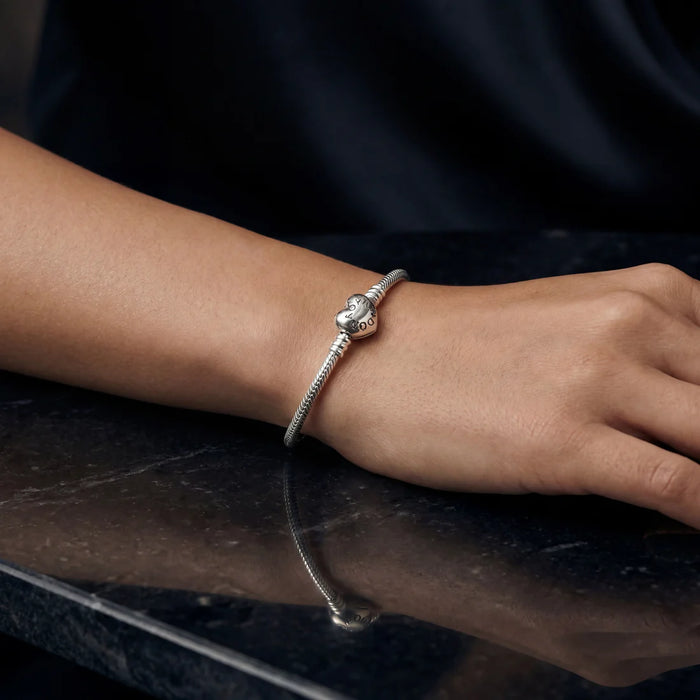📈 Tipo Pulsera Corazón Plata 925 | Joyería de Alta Calidad + Caja de Regalo Incluida 💍🚀 GRADO B