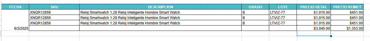Lote Con 3 Reloj Smartwatch 1.28 Reloj Inteligente Hombre Smart Watch