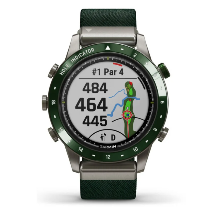 Reloj De Pulsera Garmin Original Marq Golfer Moderno Verde