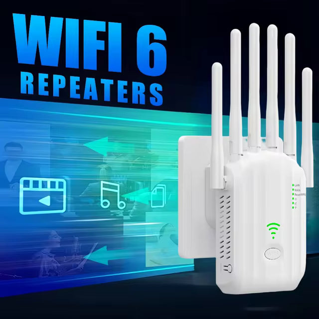 Repetidor Wifi Amplificador Señal 1200mbps 110/230v Wps 2.4g
