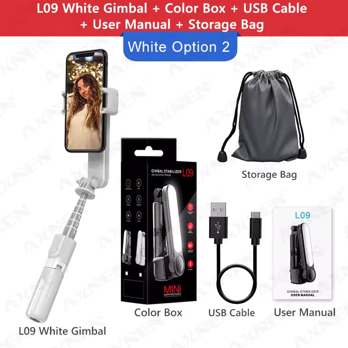 estabilizador Gimbal Axnen Con Luz Led Remoto Para Celular GRADO B
