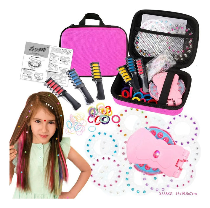 Juguete Decorativo Set Para Diamond Cabello Pegatinas Niñas GRADO B