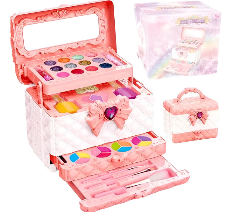 Juego De Maquillaje Para Niñas Lavable Real Sets De Belleza  GRADO B