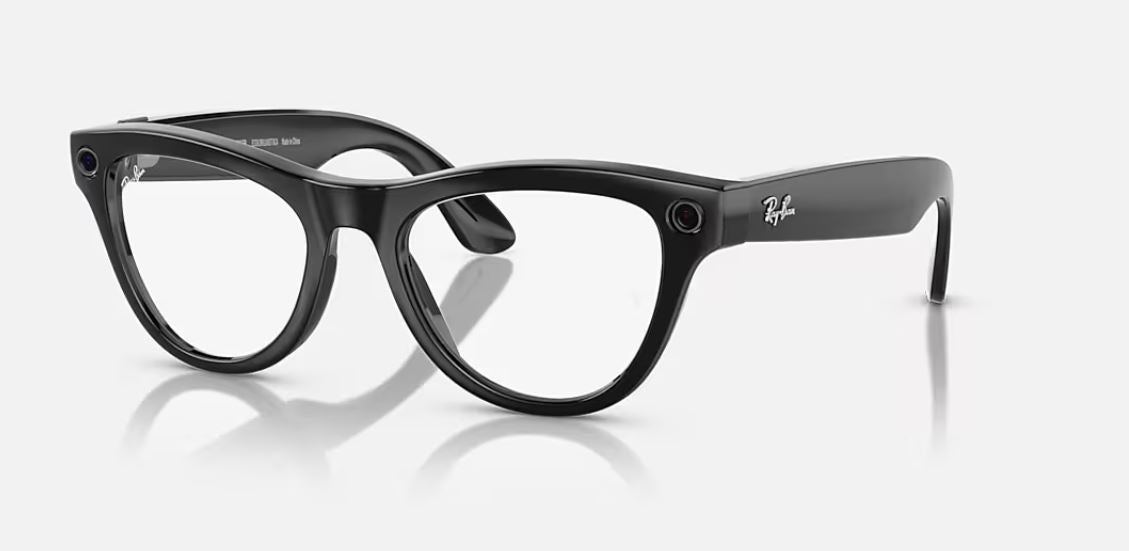 RAY-BAN | META SKYLER (GEN 1) - NEGRO BRILLANTE, MICAS TRANSITION EN AMATISTA GRADO B