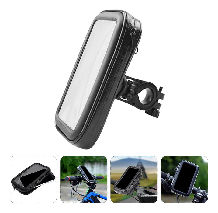 LOTE DE 10 SOPORTES DE TELEFONO MOVIL NAVEGACION BOLS IMPERMEABLE MOTCICLETA BICICLETA Y ELECTRICA