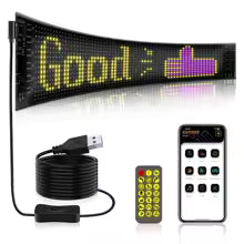 Usb5v Letrero Led Programable Flexibe Letrero Lumino 12x59cm GRADO B