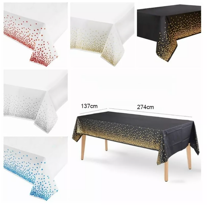 Mantel Desechable 5 piezas de plastico Impermeable