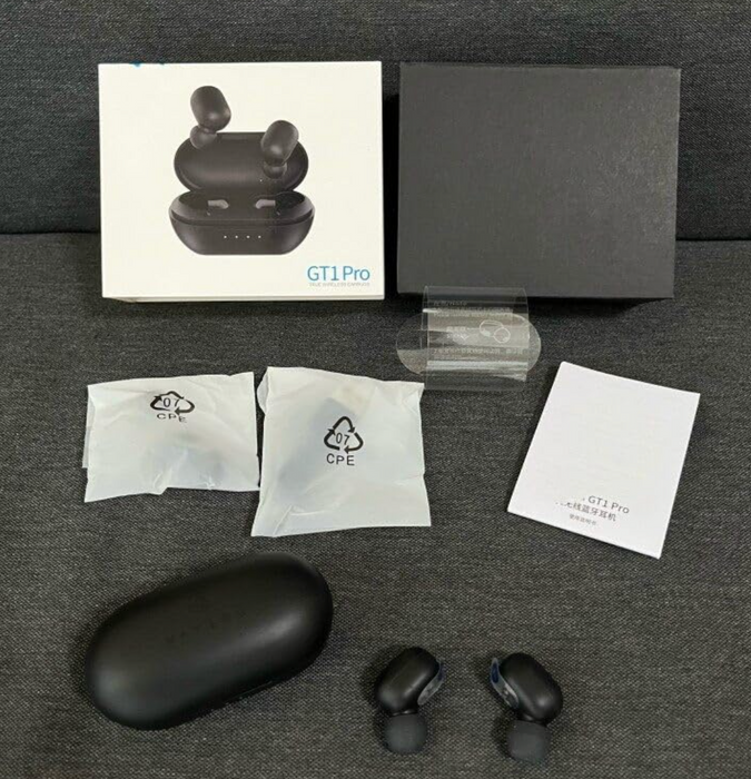 Audifonos inear gamer inalambricos Haylou GT series GT1 negro