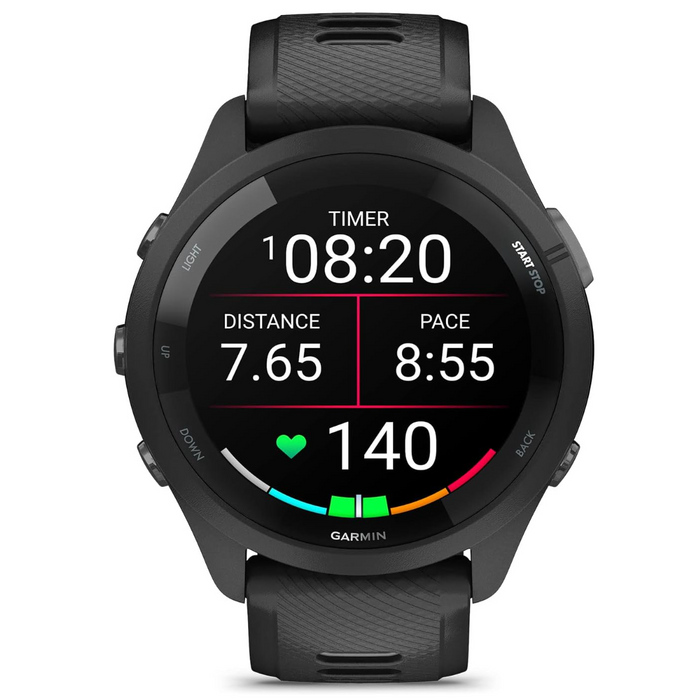 Garmin - Reloj Forerunner 265 Music Negro, 46 mm GRADO B