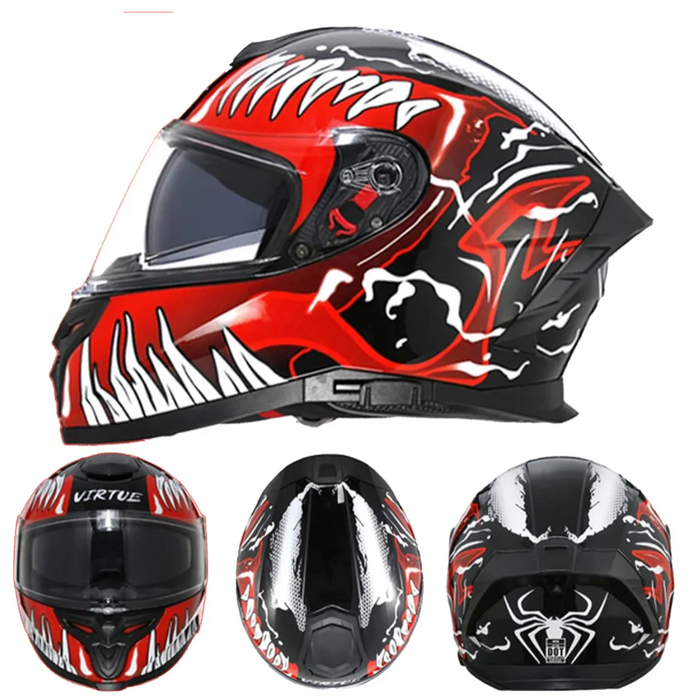 casco de moto abatible modular con bluetooth manos libres GRADO A