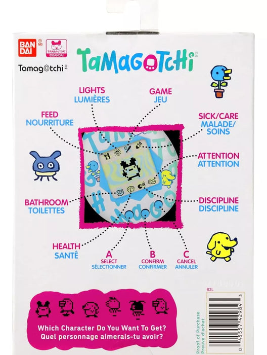 mascotas eléctricas tamagotchi brillo de rock glitter bandai
