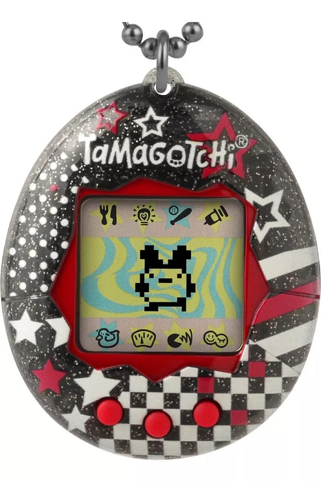 mascotas eléctricas tamagotchi brillo de rock glitter bandai