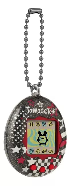 mascotas eléctricas tamagotchi brillo de rock glitter bandai