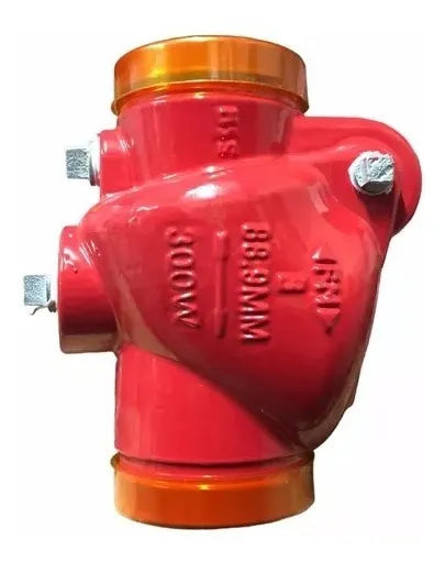 VALVULA CHECK SWING RANURADA UL/FM 3 GRADO B