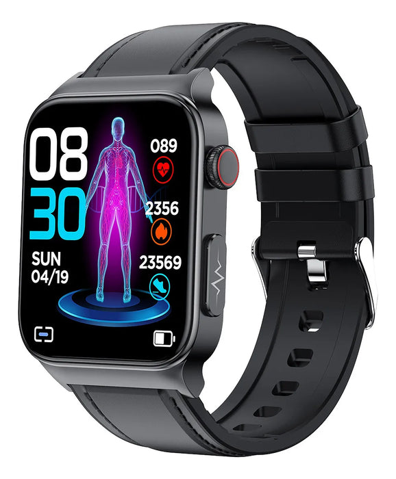 SMARTWATCH PARA HOMBRES,GLUCOSA, ECG, PPG, OXÃ­GENO E500 2 GRADO B