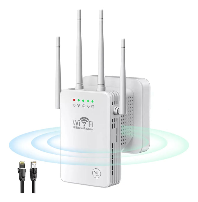 REPETIDOR WIFI AMPLIFICADOR SEÑAL 300MBPS 110/230V 750 WPS GRADO B