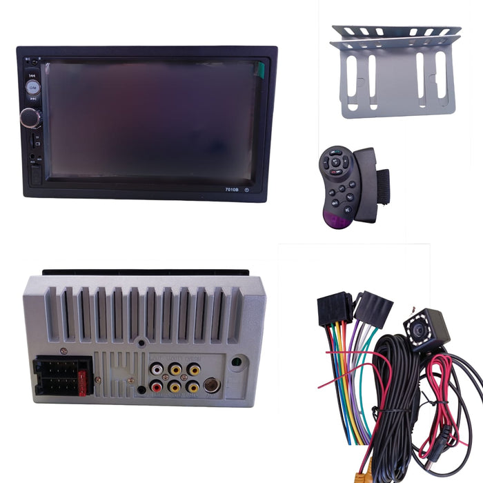 Autoestéreo 2din Mirrorlink Bluetooth Táctil 7 Inch y Cámara GRADO B