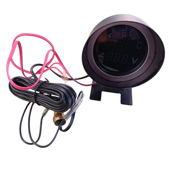 Voltímetro Medidor De Temperatura Del Agua Del Coche 12v/24v