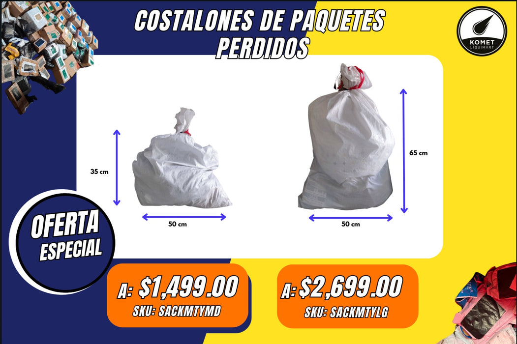 Costalones de paquetes perdidos, descubre la emoción de los paquetes perdidos